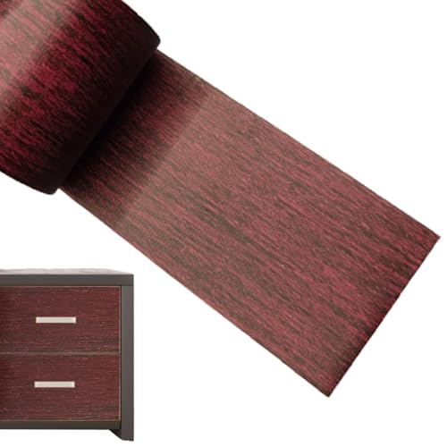 Holzoptik Klebeband - Holzmaserung Reparatur | Möbel Reparatur Klebeband | Selbstklebend Holzmaserung | Realistische Holztextur | Instandsetzung Panzertape | Möbel-Reparaturband Simulation Holztextur von Generisch