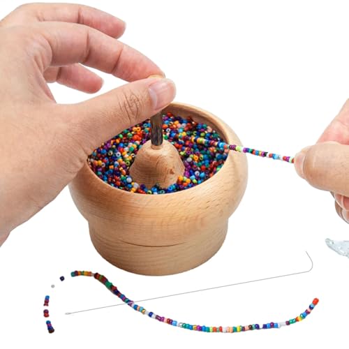 Holzperlen-Spinner – Holz-Ton-Perlenspinner | Perlen-Loader | Holzperlen-Spinner | Holzperlen-Halter | Schmuckherstellungs-Perlengeräte-Set für Bastelarbeiten, Samen-Perlenzubehör Holzperlen-Spinner – Holz-Ton-Perlenspinner | Perlen-Loader | Holzperlen-Spinner | Holzperlen-Halter | Schmuckherstellungs-Perlengeräte-Set für Bastelarbeiten, Samen-Perlenzubehör von Generisch