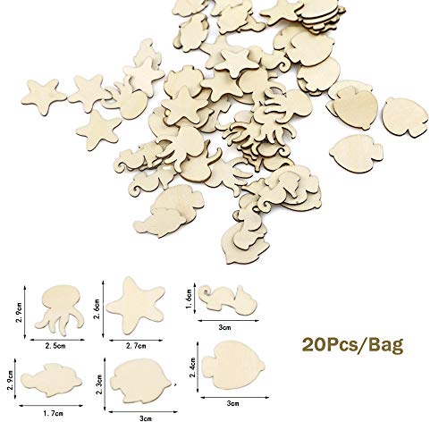 Holzscheiben, Tierform, Kunstsammlung, DIY, Malzubehör, 25–30 mm, Heimdekoration, hängendes Ornament, 20 Stück Holzscheiben, Tierform, Kunstsammlung, DIY, Malzubehör, 25–30 mm, Heimdekoration, hängendes Ornament, 20 Stück von Generisch