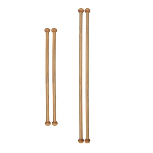 Holzstäbe mit Perlenenden, zum Aufhängen, Dübelstangen, Holz-Bastelstäbe zum Aufhängen von Bastelarbeiten und Kunstwerken, 4 Stück Holzstäbe mit Perlenenden, zum Aufhängen, Dübelstangen, Holz-Bastelstäbe zum Aufhängen von Bastelarbeiten und Kunstwerken, 4 Stück von Generisch