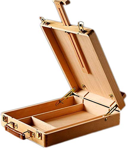 Holzstaffelei für Aquarell-Skizzieren – Transformierbare, tragbare Kunstbox für Künstler und Kreative Holzstaffelei für Aquarell-Skizzieren – Transformierbare, tragbare Kunstbox für Künstler und Kreative von Generisch