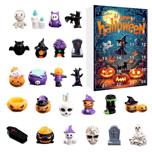 Horror Figuren Countdown Kalender - 24 Tage Countdown Zum Fest | Gruselige Resin Skulpturen Deko Für Schreibtisch Party Wohnzimmer Horror Figuren Countdown Kalender - 24 Tage Countdown Zum Fest | Gruselige Resin Skulpturen Deko Für Schreibtisch Party Wohnzimmer von Generisch