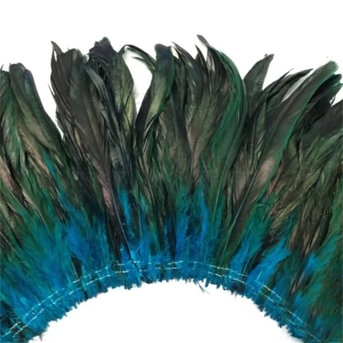 Hühnerfedern zur Herstellung von Ohrringen, Federn für Bastelarbeiten, Schmuck, Hut, Hochzeit, Zuhause, Party, Dekoration, Turpuoise, 5 Stück Hühnerfedern zur Herstellung von Ohrringen, Federn für Bastelarbeiten, Schmuck, Hut, Hochzeit, Zuhause, Party, Dekoration, Turpuoise, 5 Stück von Generisch