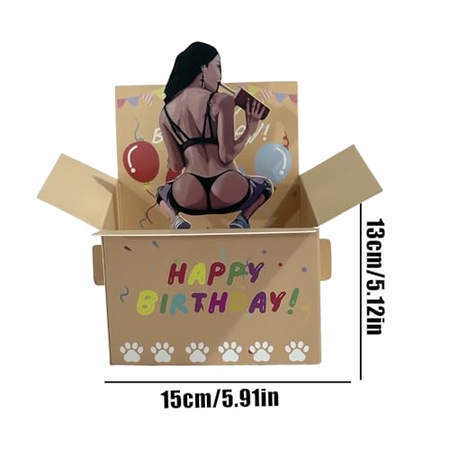 Humorvolle 3D -Geburtstagspopkarte, lustige Begrüßung für Familie und Freunde, Feier Geschenk für Ehemann, Ehefrau, Mama, Vater, Sohn, Tochter, Schwester, Kinder, Männer, Frauen, 15x13x0.1cm Humorvolle 3D -Geburtstagspopkarte, lustige Begrüßung für Familie und Freunde, Feier Geschenk für Ehemann, Ehefrau, Mama, Vater, Sohn, Tochter, Schwester, Kinder, Männer, Frauen, 15x13x0.1cm von Generisch