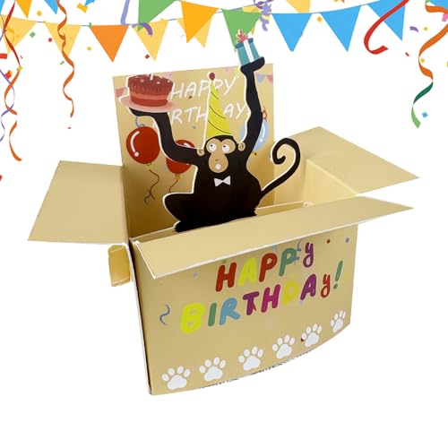 Humorvolle 3D -Geburtstagspopkarte, lustige Begrüßung für Familie und Freunde, Feier Geschenk für Ehemann, Ehefrau, Mama, Vater, Sohn, Tochter, Schwester, Kinder, Männer, Frauen, 15x13x0.1cm Humorvolle 3D -Geburtstagspopkarte, lustige Begrüßung für Familie und Freunde, Feier Geschenk für Ehemann, Ehefrau, Mama, Vater, Sohn, Tochter, Schwester, Kinder, Männer, Frauen, 15x13x0.1cm von Generisch