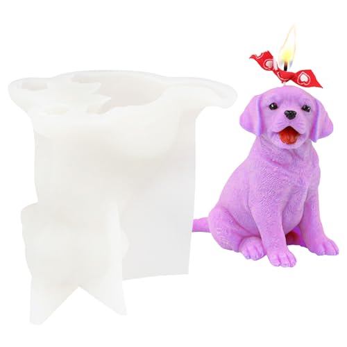 Hundekerzenformen – Silikon-Kerzenform für Hunde, Gießformen für Ornamente zum Backen | 3D-Harzgussformen, Kerzenherstellung, Seifenherstellung, Eiswürfel, Harz, kleines Hundegesicht-Ornament für den Hundekerzenformen – Silikon-Kerzenform für Hunde, Gießformen für Ornamente zum Backen | 3D-Harzgussformen, Kerzenherstellung, Seifenherstellung, Eiswürfel, Harz, kleines Hundegesicht-Ornament für den von Generisch