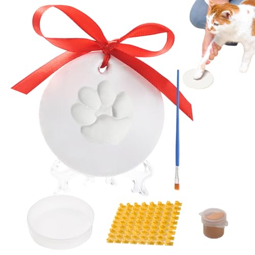 Hundepfotendruck Kit - Print Impression | Baby Pet Paaw Priint Ornament für Andenken | Paaw Priint Kit mit ungiftigem Ton | Paww Prrint Memorial Kiut für dauerhafte Erinnerungen Hundepfotendruck Kit - Print Impression | Baby Pet Paaw Priint Ornament für Andenken | Paaw Priint Kit mit ungiftigem Ton | Paww Prrint Memorial Kiut für dauerhafte Erinnerungen von Generisch