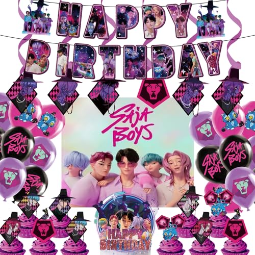 Huntrix Geburtstags Deko Huntrix Merch Mädchen Junge Huntr/X Dekorationen Happy Birthday Kuchen Topper Cupcake Toppers Banner Dekoration Party Dekorationen Festliche für Kindergeburtstag Fans Huntrix Geburtstags Deko Huntrix Merch Mädchen Junge Huntr/X Dekorationen Happy Birthday Kuchen Topper Cupcake Toppers Banner Dekoration Party Dekorationen Festliche für Kindergeburtstag Fans von Generisch