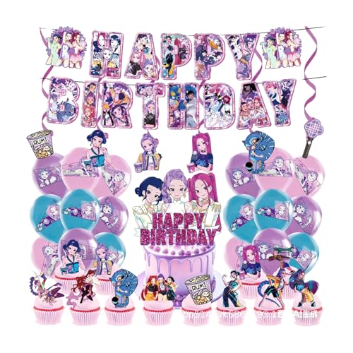 Huntrix Geburtstags Deko Huntrix Merch Mädchen Junge Huntr/X Dekorationen Happy Birthday Kuchen Topper Cupcake Toppers Banner Dekoration Party Dekorationen Festliche für Kindergeburtstag Fans Huntrix Geburtstags Deko Huntrix Merch Mädchen Junge Huntr/X Dekorationen Happy Birthday Kuchen Topper Cupcake Toppers Banner Dekoration Party Dekorationen Festliche für Kindergeburtstag Fans von Generisch