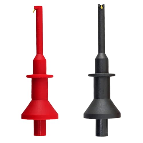 IC Test Hook Clip - Logic Analyzer Multimeter -Sondenhaken | 4mm Gewindekabel -Kabel -Tests Lead -Clips, Teleskopnadelstift Für IC -Zange, Multimeter -Stifttischklemme von Generisch