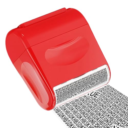 Identitätsdiebstahl-Schutzrolle, ID-Guard-Stempelblocker, 5,9 x 6,5 x 3,2 cm, vertrauliches Daten-Abdeckwerkzeug, einfaches Gleit-Design für Büropost, Geschäftsbriefe, Etiketten, Dokumente von Generisch
