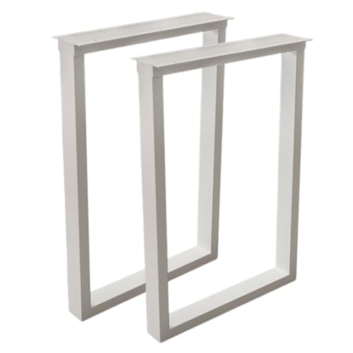Industrielle Stahl-Tischbeine, 2 Stück, 50 cm x 72 cm, weiß, strapazierfähig, DIY-Möbelbeine für Esstische, Couchtische, Werkbänke, robust und stilvoll Industrielle Stahl-Tischbeine, 2 Stück, 50 cm x 72 cm, weiß, strapazierfähig, DIY-Möbelbeine für Esstische, Couchtische, Werkbänke, robust und stilvoll von Generisch