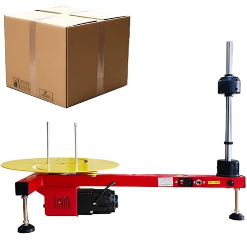 Industrielle elektrische Paletten-Stretchfolien-Verpackungsmaschine, robuster Spender für sichere Box- und Palettenverpackungen Industrielle elektrische Paletten-Stretchfolien-Verpackungsmaschine, robuster Spender für sichere Box- und Palettenverpackungen von Generisch