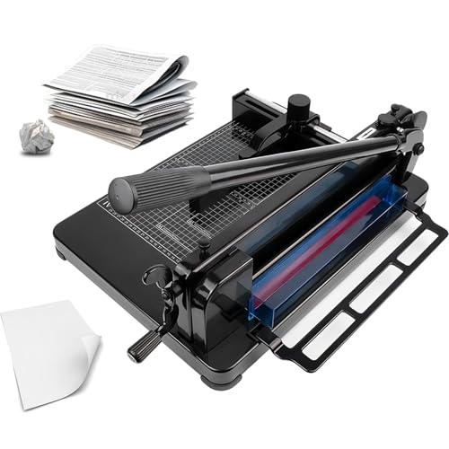 Industrieller Papierschneider, robust für Büro und Produktion, Kapazität 400 Blatt, 315 mm Schnittbreite von Generisch