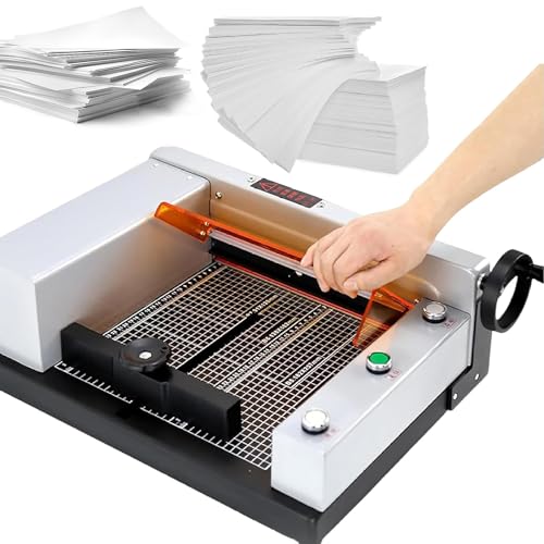 Industrieller elektrischer Papierschneider, hochpräzise Schneidemaschine für Büro und Druckereien, schneidet bis zu 300 mm breite und 40 mm dicke Materialien Industrieller elektrischer Papierschneider, hochpräzise Schneidemaschine für Büro und Druckereien, schneidet bis zu 300 mm breite und 40 mm dicke Materialien von Generisch