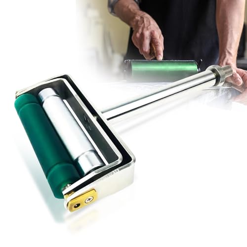 Ink Proofer und Testapplikator, Metallrad zum Mischen und Testen, inklusive 10 Rasterstab-Liniennummern, unverzichtbar für die Qualitätskontrolle der Tintenproduktion von Generisch