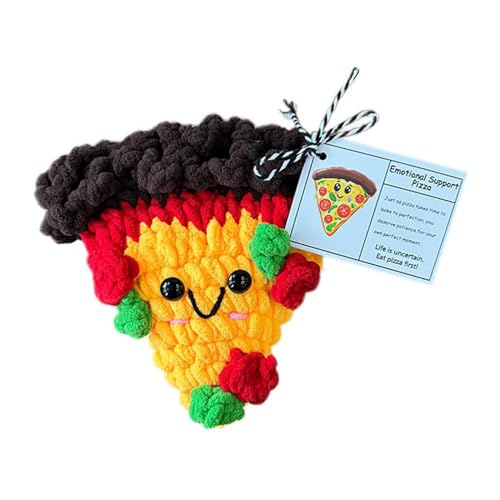 Inspirierende Pizza häkeln,Pizza häkeln - Inspirierende Strickpuppe,Niedliche süße Woll-Pizza, lustig gestrickt, inspirierend, weiche, interessante gestrickte Woll-Pizza-Puppe für Ermutigung, Zuhause Inspirierende Pizza häkeln,Pizza häkeln - Inspirierende Strickpuppe,Niedliche süße Woll-Pizza, lustig gestrickt, inspirierend, weiche, interessante gestrickte Woll-Pizza-Puppe für Ermutigung, Zuhause von Generisch