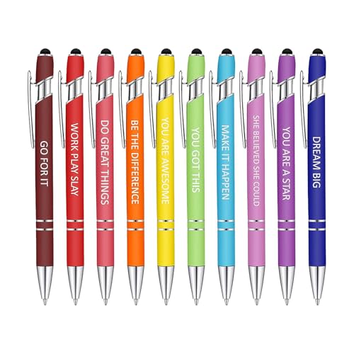 Inspirierendes Stifte-Set, Zitate Stifte, Motivationsstifte, Kugelschreiber, Stifte mit Nachrichten, Neuheit Kugelschreiber, ermutigend, multifunktionale Stifte für Schule und Arbeit, Geschenkstift Inspirierendes Stifte-Set, Zitate Stifte, Motivationsstifte, Kugelschreiber, Stifte mit Nachrichten, Neuheit Kugelschreiber, ermutigend, multifunktionale Stifte für Schule und Arbeit, Geschenkstift von Generisch