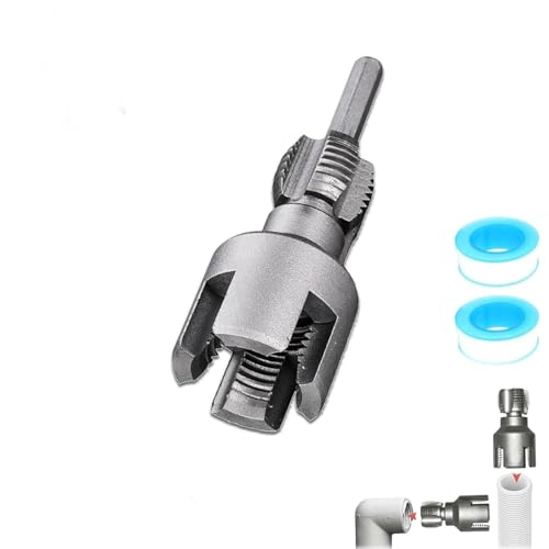 Integrated Internal & External Pipe Threading Tool, 2025 New Pipe Thread Cutting Tool for Home Repair (1/2" Pipe + 3/4" Pipe) (3/4") von Generisch