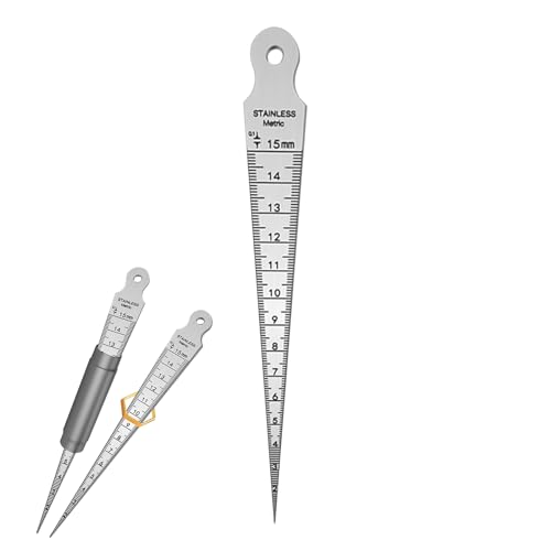 Intervall-Messschieber, Öffnungswerkzeug aus Edelstahl - Set mit numerischer Identifikation für Autoreparatur und Metallbearbeitung Unisex von Generisch