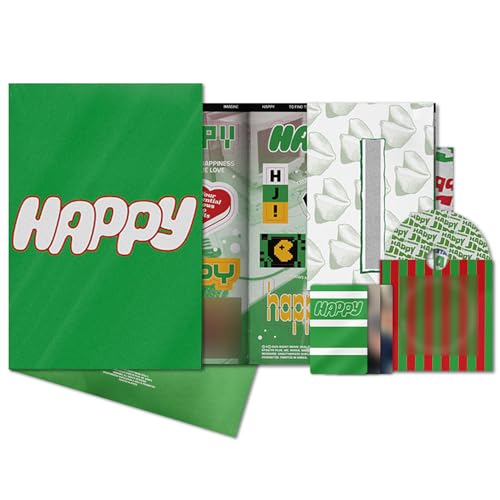 JIN - 2nd Solo Album [Happy] (Standard - IMAGINE Ver.) Photobook + CD-R + Lyric Poster + Folded Poster + Photocard + 2 Extra Photocards von Generisch