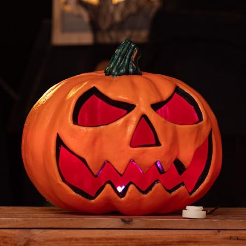 Jack O Laternen-Kürbisse, Halloween-Kürbis, Heimdekoration, Urlaubslicht, handgefertigte Halloween-Dekorationen für Herbstsaison, Erntedankfest, Veranstaltungsplaner, Hausbesitzer von Generisch