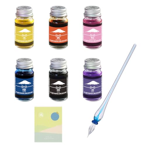 Japan,Teranishi Chemical Industry,Glasfeder und Tinte,Glasstifte-Set kalligraphie stift mit 6 bunten Tinten glasfeder zum für Kunst, Schreiben, Unterschriften, Kalligraphie, Dekoration, Geschenk Japan,Teranishi Chemical Industry,Glasfeder und Tinte,Glasstifte-Set kalligraphie stift mit 6 bunten Tinten glasfeder zum für Kunst, Schreiben, Unterschriften, Kalligraphie, Dekoration, Geschenk von Generisch