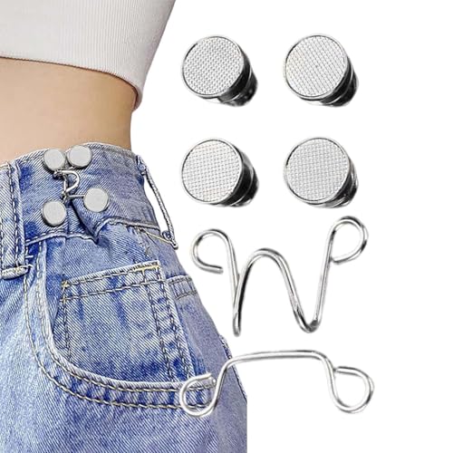 Jeansknöpfe - Verlängerung der Hosenknöpfe | Keine Befestigungsvorrichtung des Nähknopfes | Abnehmbare Jeansstifte | Verstellbarer Taillenspanner für Hosen von Generisch