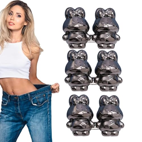 Jeansknopfspanner – Hosenknöpfe auf Größe | mit Nieten, verstellbarer Hosenknopf für Ärmel, Röcke, Hosenform, abnehmbar Jeansknopfspanner – Hosenknöpfe auf Größe | mit Nieten, verstellbarer Hosenknopf für Ärmel, Röcke, Hosenform, abnehmbar von Generisch