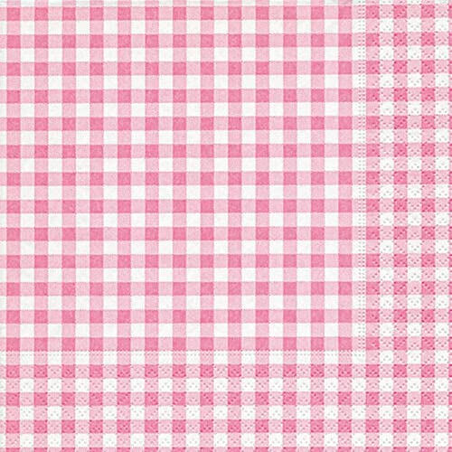 Jet Papier GmbH Serviette Cuadros light pink - Karos rosa Cocktail 25x25cm 20 Stück Jet Papier GmbH Serviette Cuadros light pink - Karos rosa Cocktail 25x25cm 20 Stück von Generisch