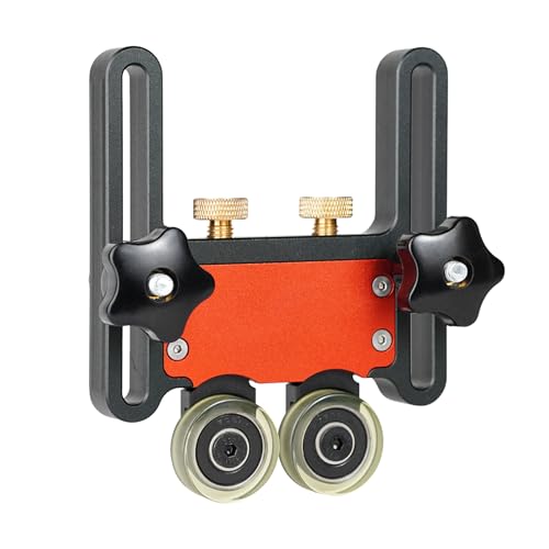 Jig-Führungslagerrolle | Tischsägen-Vorschubführungsrolle | Tischsägen-Druckblocklagerrolle | Führungsrolle aus Aluminiumlegierung, mit einstellbarem Druck, Federbrett für Tischkreissägen von Generisch