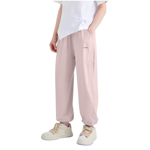 Jogginghose für Mädchen, lässig, Netzstoff, atmungsaktiv, schnell trocknend, Outdoor-Hose, elastisch, hoch gewaschen, Bündchen an den Knöcheln, Jogger, athletisch, Sport, Wandern, Laufen, Loungewear, Jogginghose für Mädchen, lässig, Netzstoff, atmungsaktiv, schnell trocknend, Outdoor-Hose, elastisch, hoch gewaschen, Bündchen an den Knöcheln, Jogger, athletisch, Sport, Wandern, Laufen, Loungewear, von Generisch
