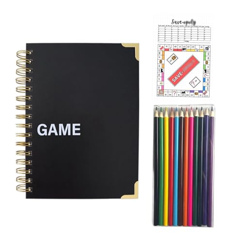Journal Game Buch,Sparherausforderungen Ordner - Planer mit klarem Druck und glattem Schreiben für Weihnachten Schule Zuhause Arbeit Familie Freunde Reisen Journal Game Buch,Sparherausforderungen Ordner - Planer mit klarem Druck und glattem Schreiben für Weihnachten Schule Zuhause Arbeit Familie Freunde Reisen von Generisch