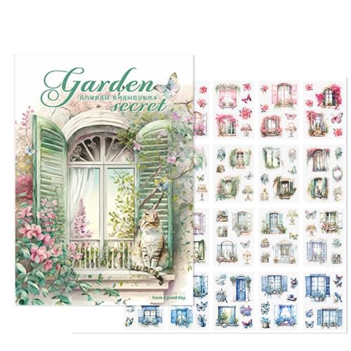 Journaling -Buchaufkleber - 20 Blech -Scrapbook -Aufkleber Pack, dekorative Handwerksbedarf | Journaling -Buch Gummed Label, Gartenlandschaftsthema, Flaschenglasgepäck Dekoration für -Projekte Journaling -Buchaufkleber - 20 Blech -Scrapbook -Aufkleber Pack, dekorative Handwerksbedarf | Journaling -Buch Gummed Label, Gartenlandschaftsthema, Flaschenglasgepäck Dekoration für -Projekte von Generisch