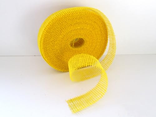 Juteband 50mm x 40m, gelb von Generisch