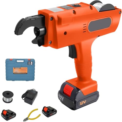 Kabellose Rebar Tie Gun mit Fast Tying Technologie, inklusive Ladegerät & Zange, ideal für Bauprojekte von Generisch