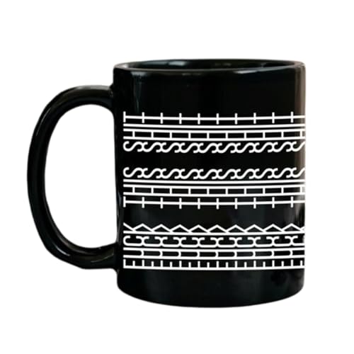 Kaffeetasse mit versteckter Nachricht, Lustige Kaffeetassen aus Keramik mit besonderer Nachricht, Kreative einzigartige Geschenkidee, Lustiges Bürogeschenk für Kollegen und Arbeitsfreunde (Schwarz) von Generisch