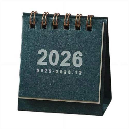 Kalender 2026, Tischkalender, Tischkalender 2026, Papier Desktop Notizblock für Studium und Arbeit (Blau) von Generisch