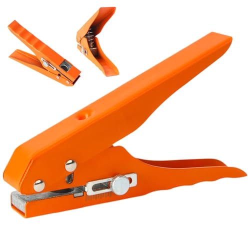 Kantenbänder Trimmer, PVC Hole Puncher - Edge Band Puncher Plier,Verstellbares Handwerkzeugwerkwerkzeug 8mm Stanzzange für Papierkarten und Hardfilm von Generisch