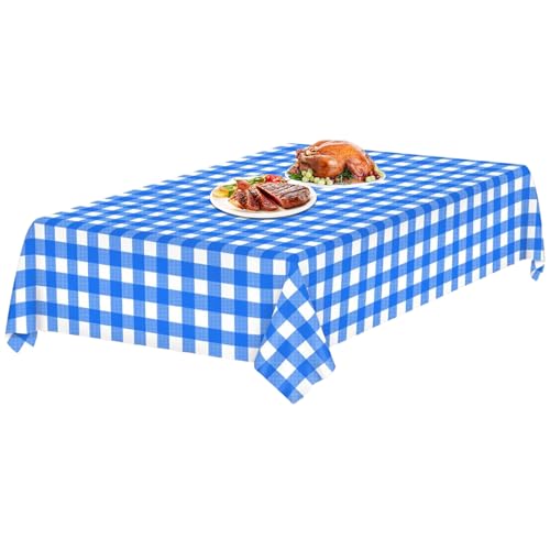 Karierte Tischdecke, rechteckig, Oktoberfest-Tischdecken, strapazierfähig, wasserdicht, Party-Dekoration für Café, Camping, Hinterhof, Grillen, Restaurant, Terrasse, Balkon, Esszimmer, Garten Karierte Tischdecke, rechteckig, Oktoberfest-Tischdecken, strapazierfähig, wasserdicht, Party-Dekoration für Café, Camping, Hinterhof, Grillen, Restaurant, Terrasse, Balkon, Esszimmer, Garten von Generisch