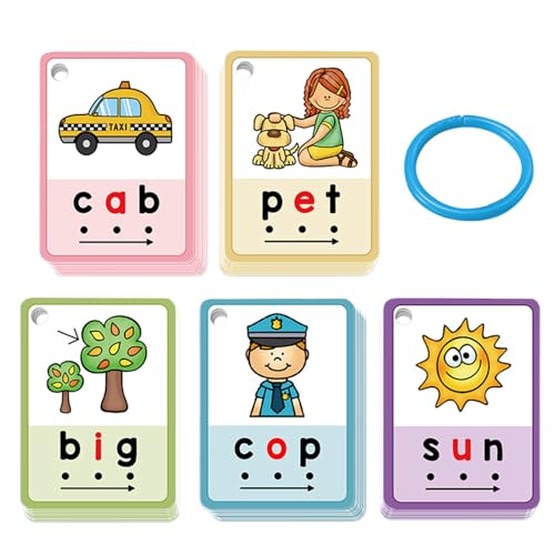 Karteikarten Für Den Kindergarten | 70 Stück Buchstaben-Laute Lernkarten | Phonik Lernspiele Frühe Bildung Für Kinder Ab 3 Jahren Mädchen Drinnen Draußen Klasse Zuhause Homeschool Karteikarten Für Den Kindergarten | 70 Stück Buchstaben-Laute Lernkarten | Phonik Lernspiele Frühe Bildung Für Kinder Ab 3 Jahren Mädchen Drinnen Draußen Klasse Zuhause Homeschool von Generisch