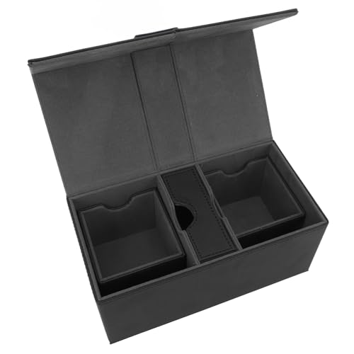 Kartendeckbox mit Magnetverschluss - Große Kapazität mit 3 Schubladen für über 200 Karten, kompatibel mit verschiedenen Sportkarten Kartendeckbox mit Magnetverschluss - Große Kapazität mit 3 Schubladen für über 200 Karten, kompatibel mit verschiedenen Sportkarten von Generisch