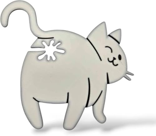 Katzenbrot-Clip, lustiger 3D-bedruckter Taschenhalter, Katzenform, Brotbeutelclip, Küchenhelfer für Katzenliebhaber, Beutel-Versiegeler, witzige Heimdekoration, Geschenk, 12,7 x 12,7 cm (1 Stück) von Generisch