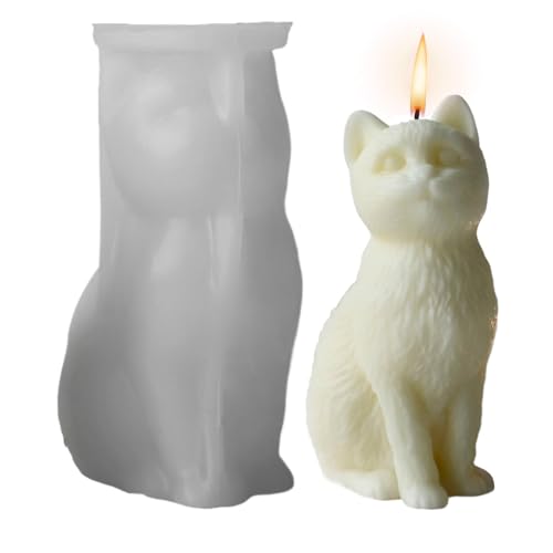 Katzenformen für Harz – Silikon-Gießformen für Epoxidharz, Seife, Kerzen und Schokolade, Bastelwerkzeuge, handgefertigte Katzen-Bastelform, niedliche Katzen-Epoxidform für handgefertigtes , Gips Katzenformen für Harz – Silikon-Gießformen für Epoxidharz, Seife, Kerzen und Schokolade, Bastelwerkzeuge, handgefertigte Katzen-Bastelform, niedliche Katzen-Epoxidform für handgefertigtes , Gips von Generisch