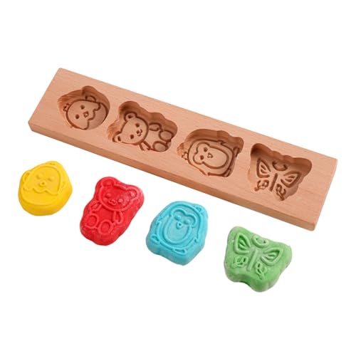 Keksformen aus Holz – Fondantform für die Küche – Kuchenform für Kekse, Schokolade, Fondant, Geburtstag, Hochzeit, Event, Caterer, Lebensmittel-Blogger, Kochkursleiter von Generisch