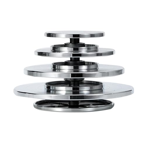 Keramikscheibe aus Aluminiumlegierung, doppelseitiger Drehteller für Keramik-Ton-Modellierung, 20 cm drehbare Plattform, unverzichtbare Töpferwerkzeuge für Künstler und Hobbyisten Keramikscheibe aus Aluminiumlegierung, doppelseitiger Drehteller für Keramik-Ton-Modellierung, 20 cm drehbare Plattform, unverzichtbare Töpferwerkzeuge für Künstler und Hobbyisten von Generisch