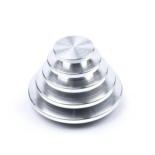 Keramikscheibe aus Aluminiumlegierung, doppelseitiger Drehteller für Modellierung und Tonkunst, 15 cm, ideal für handgefertigte Modelle und Töpferei Keramikscheibe aus Aluminiumlegierung, doppelseitiger Drehteller für Modellierung und Tonkunst, 15 cm, ideal für handgefertigte Modelle und Töpferei von Generisch