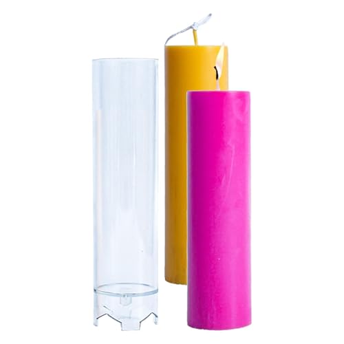 Kerzenform Stabkerzen - Silikon Taper Candle Mold | Wiederverwendbare Gießform Kerzenherstellung | Schimmel für Stabkerzens Basteln Handgemacht von Generisch