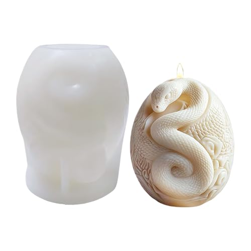 Kerzenformen zur Kerzenherstellung, hitzebeständige 3D-Epoxid-Schablone, Schlangenseifenherstellung, Silikonformen für Harzguss, Epoxidharz, Handwerk, Mousse, Kuchen Kerzenformen zur Kerzenherstellung, hitzebeständige 3D-Epoxid-Schablone, Schlangenseifenherstellung, Silikonformen für Harzguss, Epoxidharz, Handwerk, Mousse, Kuchen von Generisch