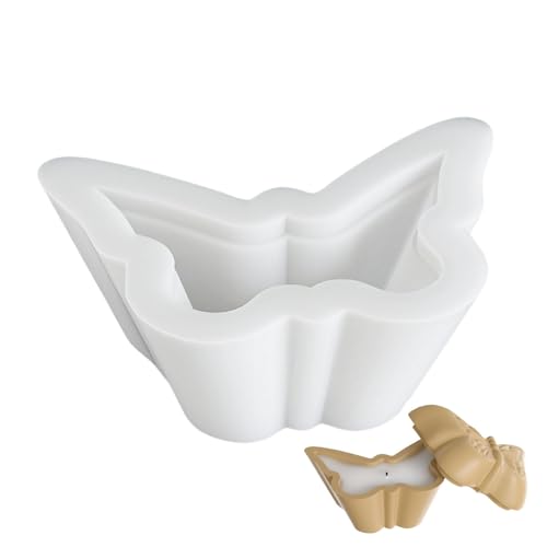 Kerzenglasform-Set – Glasharzform mit Deckel, Schmetterlings-Gips, Epoxid-Gussform für Kunsthandwerk und Pflanzgefäßherstellung Kerzenglasform-Set – Glasharzform mit Deckel, Schmetterlings-Gips, Epoxid-Gussform für Kunsthandwerk und Pflanzgefäßherstellung von Generisch